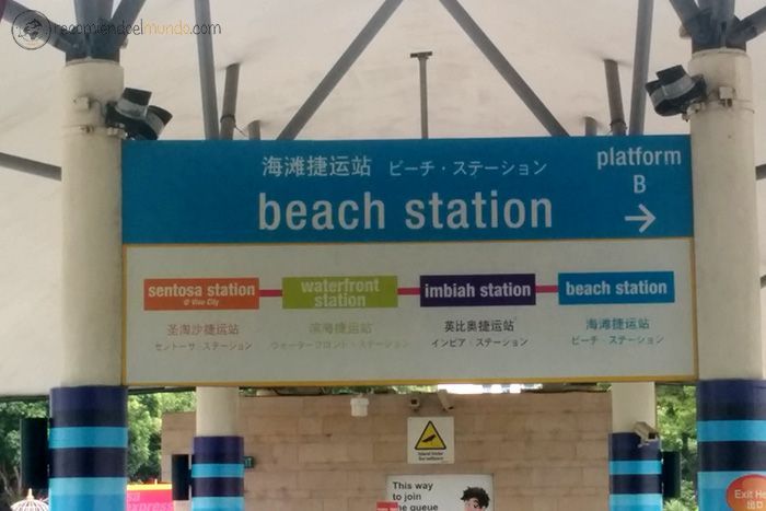 Sentosa-Express-Paradas