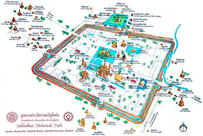 Sukhothai-Map