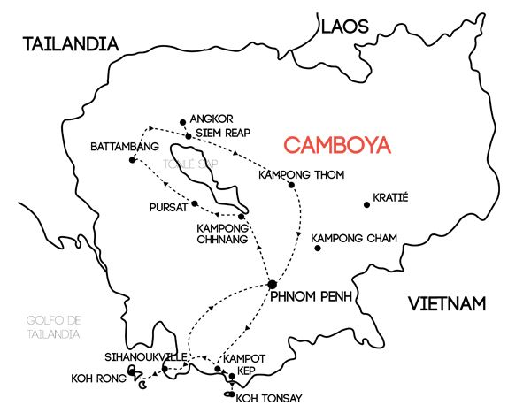 Itinerario Camboya