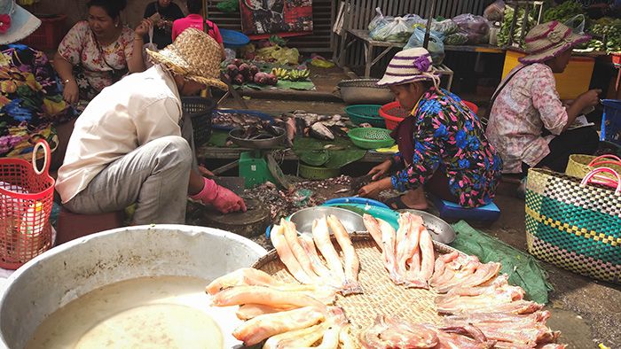 Mercado central (Phsar Nath) Battambang