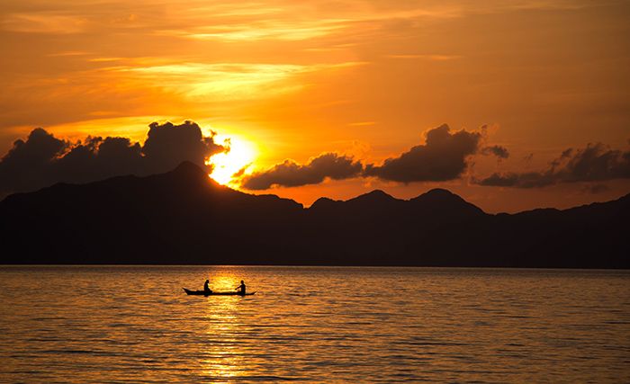 Atardecer en Filipinas