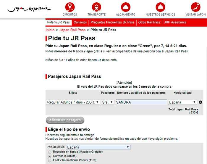 JR Pass Japan Experience