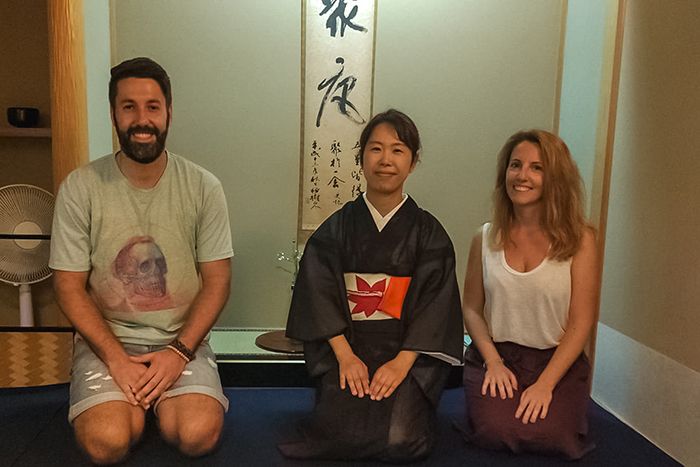 Ceremonia del té en Kioto