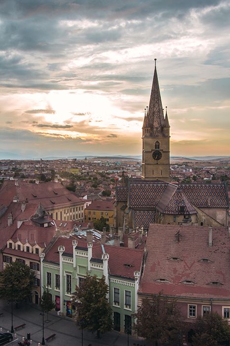 Un día en Sibiu Catedral Luterana