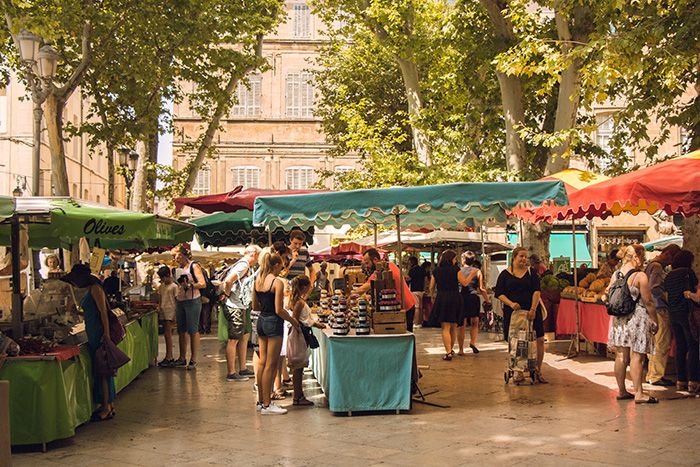 Mercado en Aix en Provence