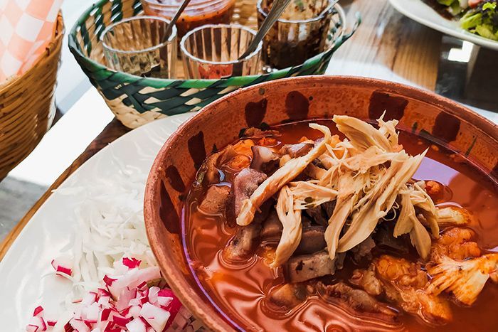 Pozole mexicano