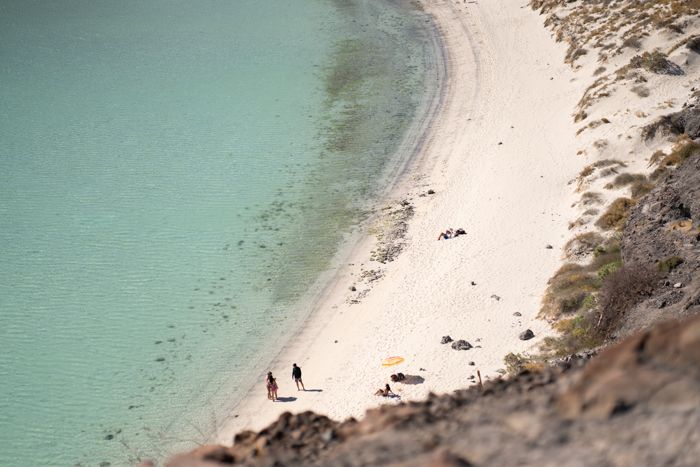 Playa Balandra. Ruta de 10 días por Baja California Sur. 
