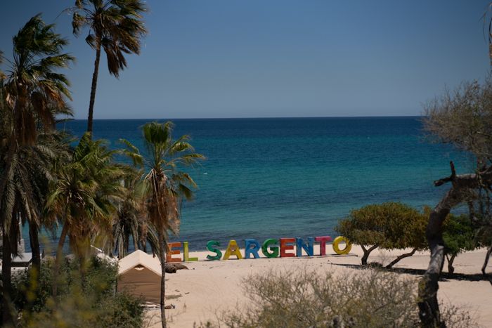 Playa el Sagento, ruta de 10 días por Los Cabos y Baja California Sur